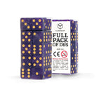 Produktbild Q Workshop Würfel Set Full Pack D6 Shimmering Purple (20)