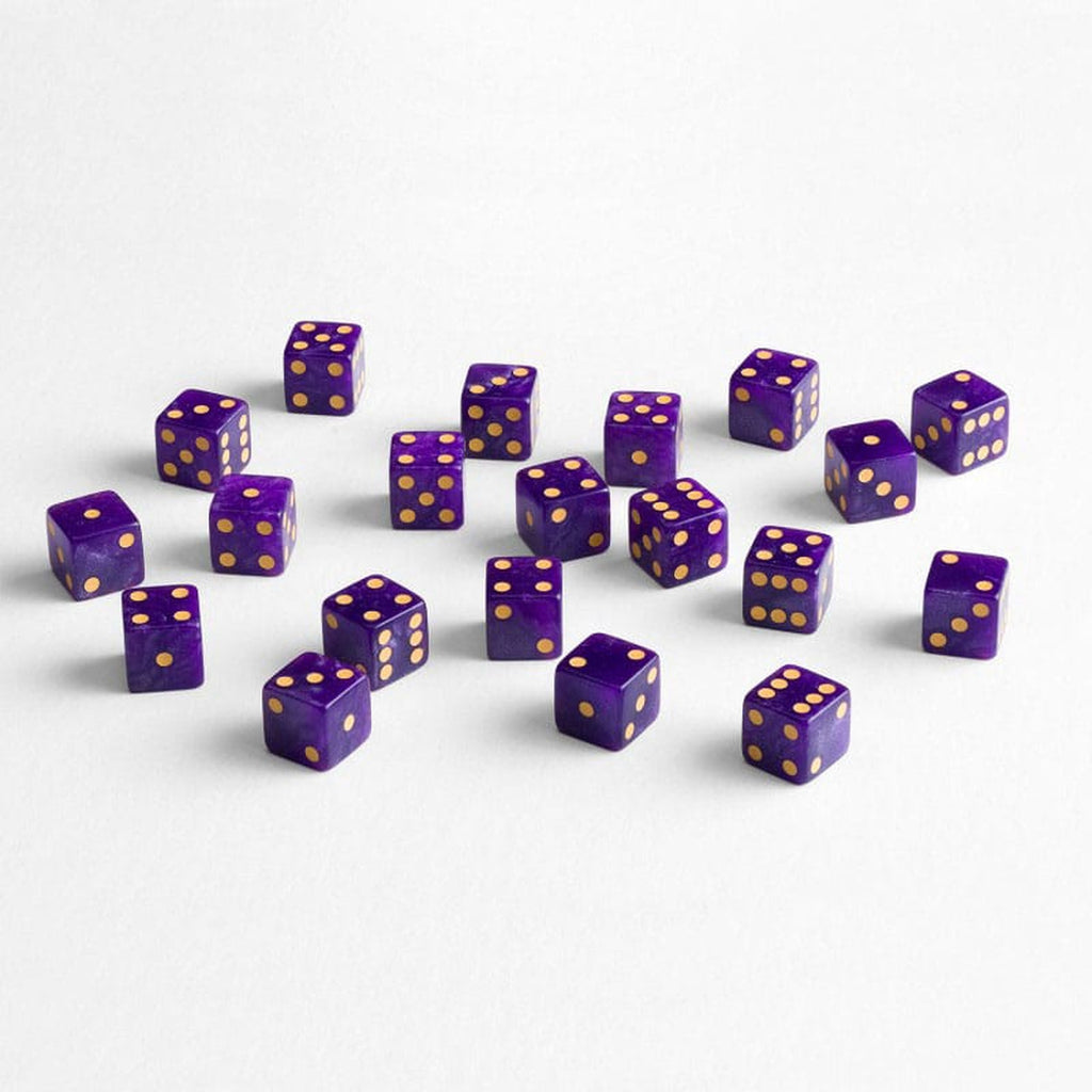 Produktbild Q Workshop Würfel Set Full Pack D6 Shimmering Purple (20)