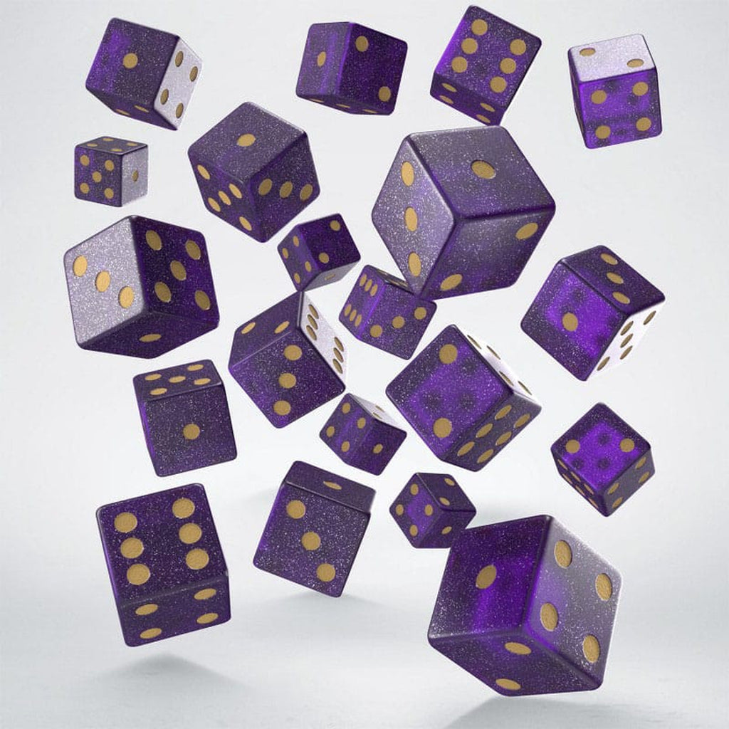 Produktbild Q Workshop Würfel Set Full Pack D6 Shimmering Purple (20)