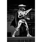 Produktbild Teenage Mutant Ninja Turtles Actionfigur Elite Foot Ninja Guard Black & White 18 cm