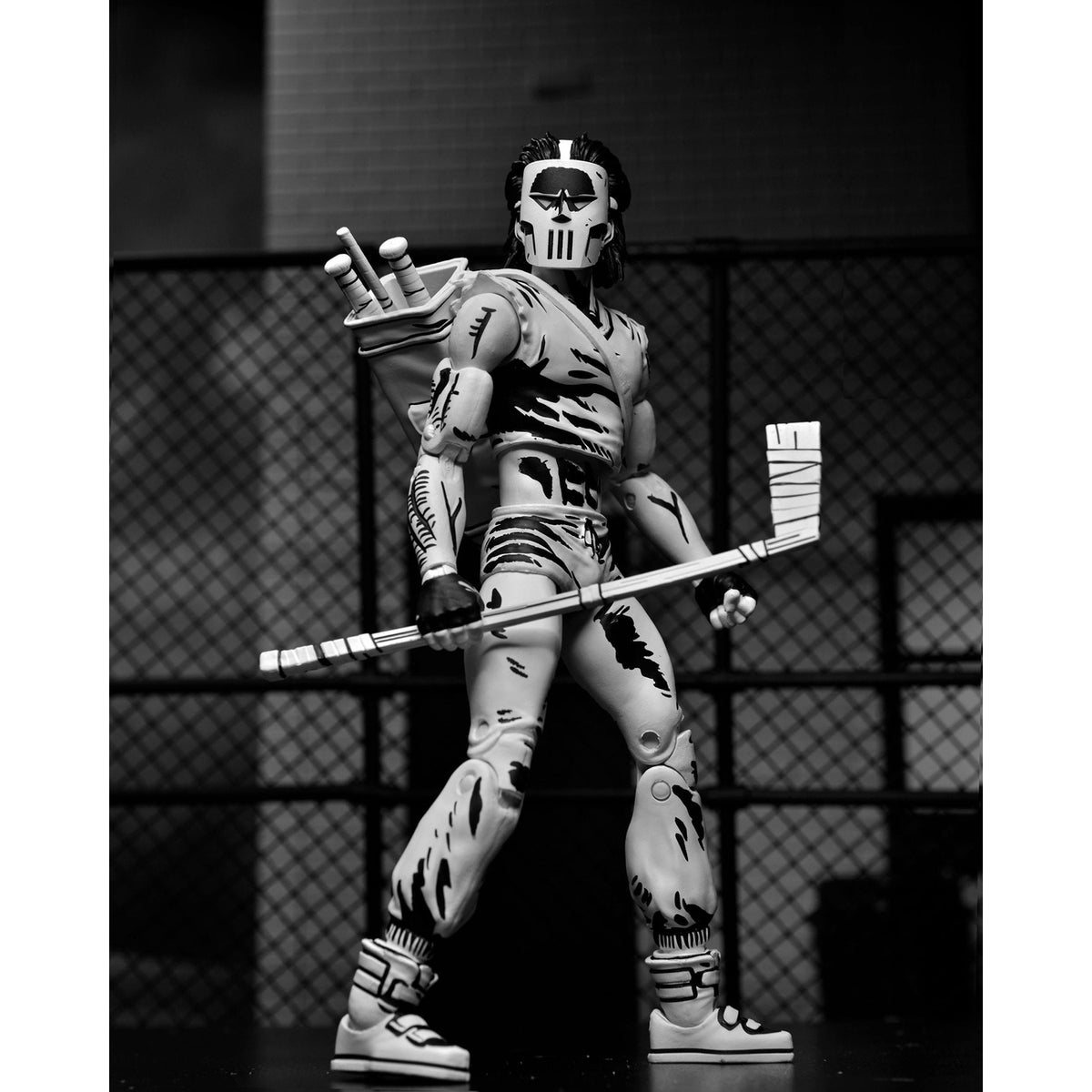 Produktbild Teenage Mutant Ninja Turtles Actionfigur Casey Jones Black & White 18 cm