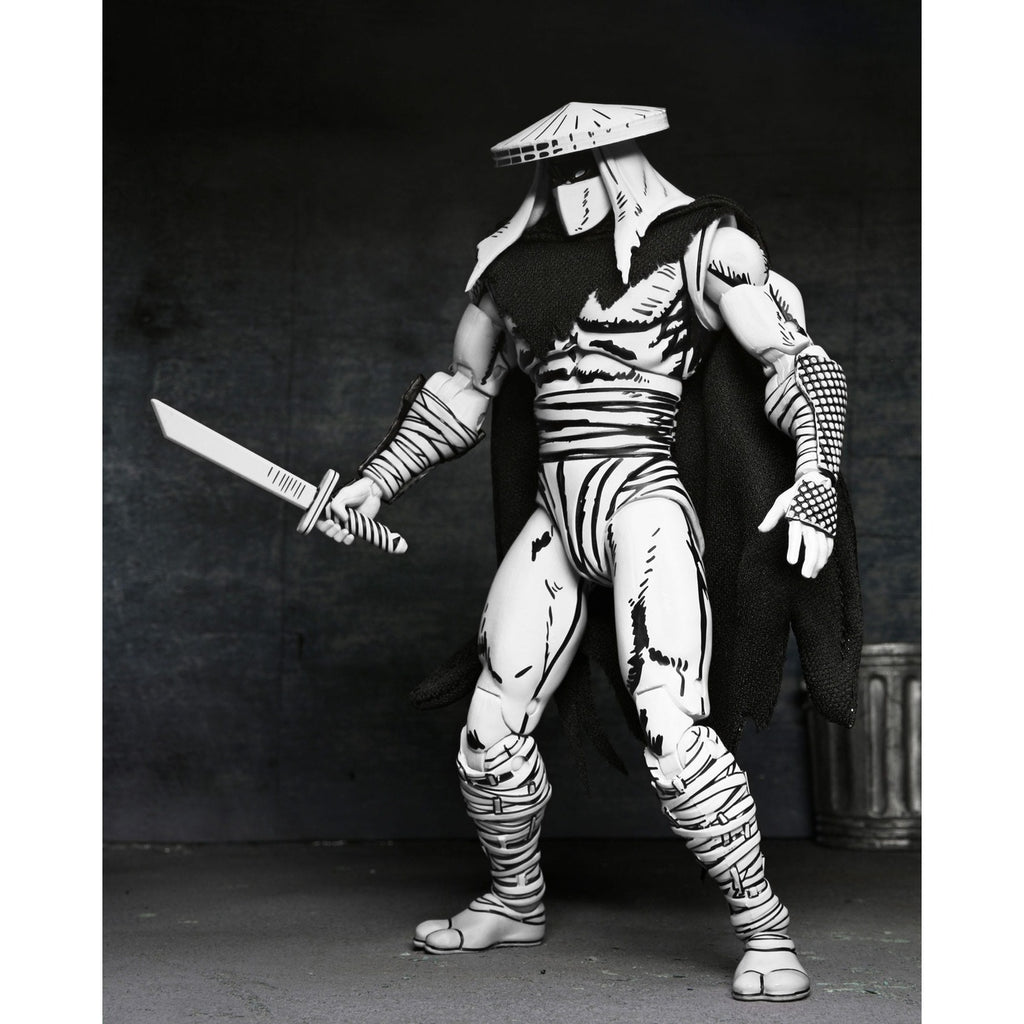 Image produit Figurine articulée Teenage Mutant Ninja Turtles Foot Assassin Noir et Blanc 18 cm