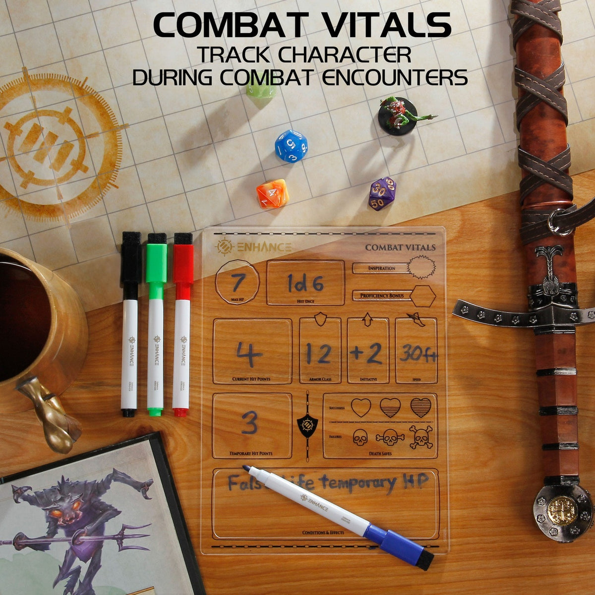 Produktbild Enhance RPG Series Acryl Charakterbögen Set *Englische Version*