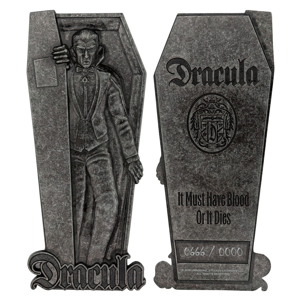 Immagine del prodotto Universal Monsters Lingotto in metallo Dracula Edizione Limitata