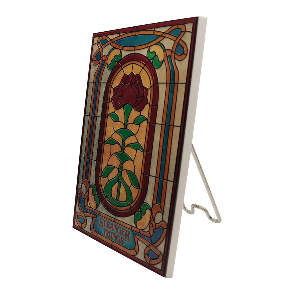 Produktbild Stranger Things Resinschild Creel House Stained Glass Window
