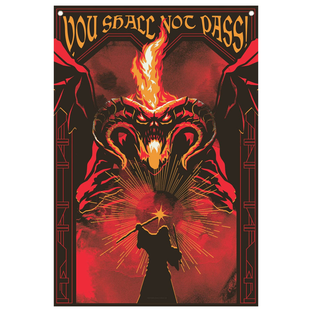 Produktbild Herr der Ringe Wandbehang You shall not pass! 125 x 85 cm