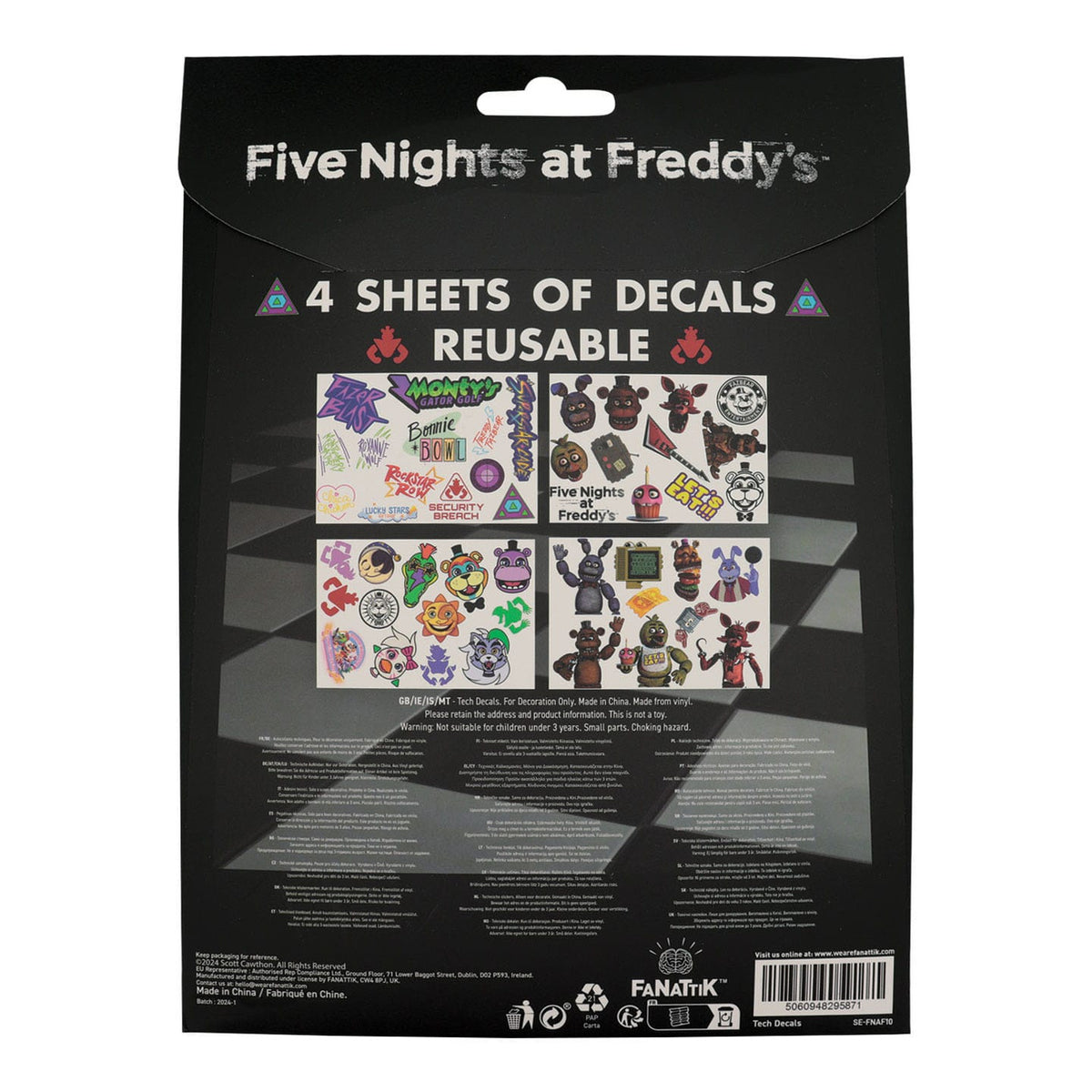 Immagine del prodotto Set di sticker tech Five Nights at Freddy's