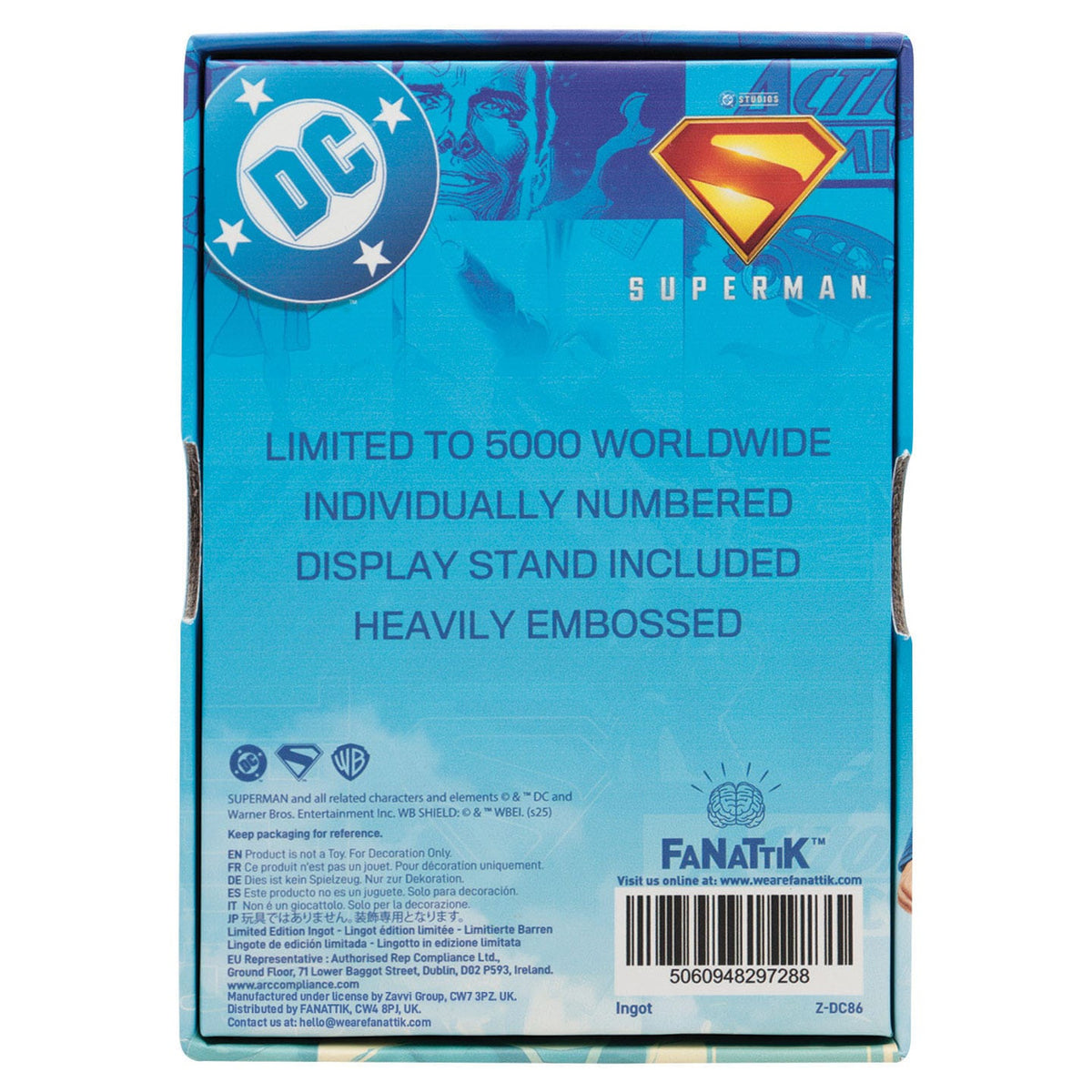 Produktbild Superman 2025 Metallbarren Last Son of Krypton Limited Edition
