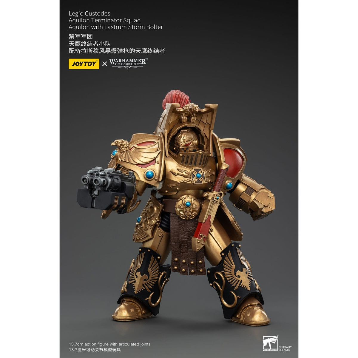 Immagine del prodotto Warhammer The Horus Heresy action figure 1/18 Legio Custodes Aquilon Terminator Squad Aquilon con Lastrum Storm Bolter 14