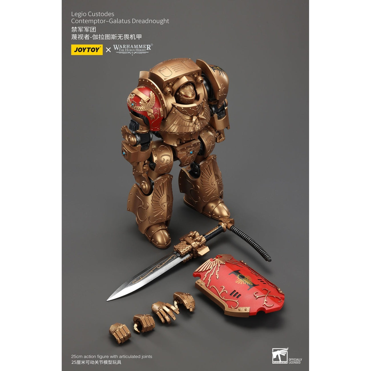 Immagine del prodotto Warhammer The Horus Heresy Action Figure Legio Custodes Contemptor-Galatus Dreadnought 25 cm