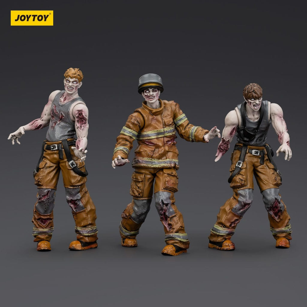 Produktbild Zombie Dark Source Actionfiguren 3er-Pack Firefighters 8 cm