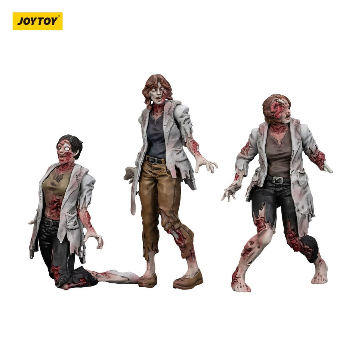 Image produit Zombie Dark Source Figurines d’action Pack de 3 Scientists (Femelles) 8 cm