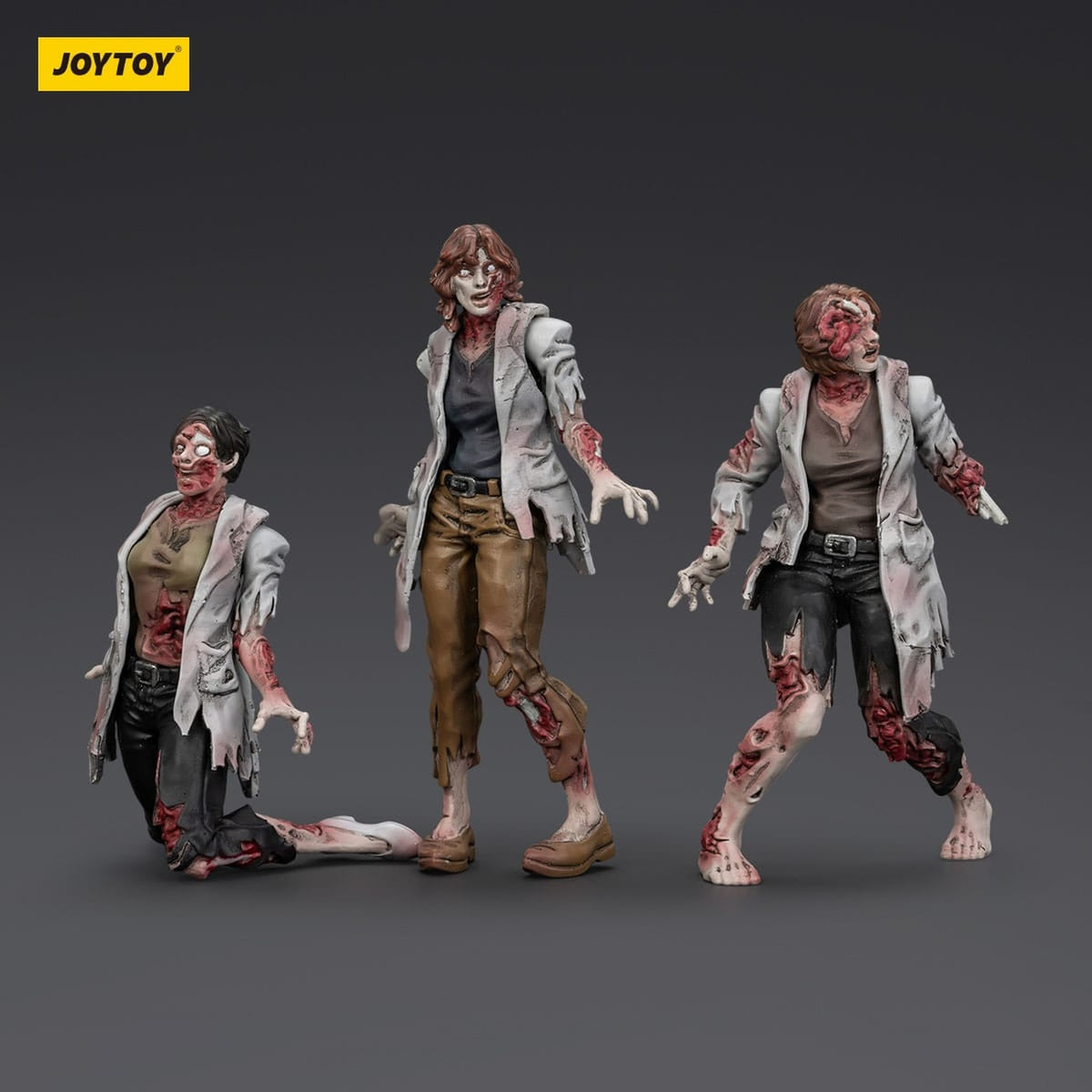 Image produit Zombie Dark Source Figurines d’action Pack de 3 Scientists (Femelles) 8 cm