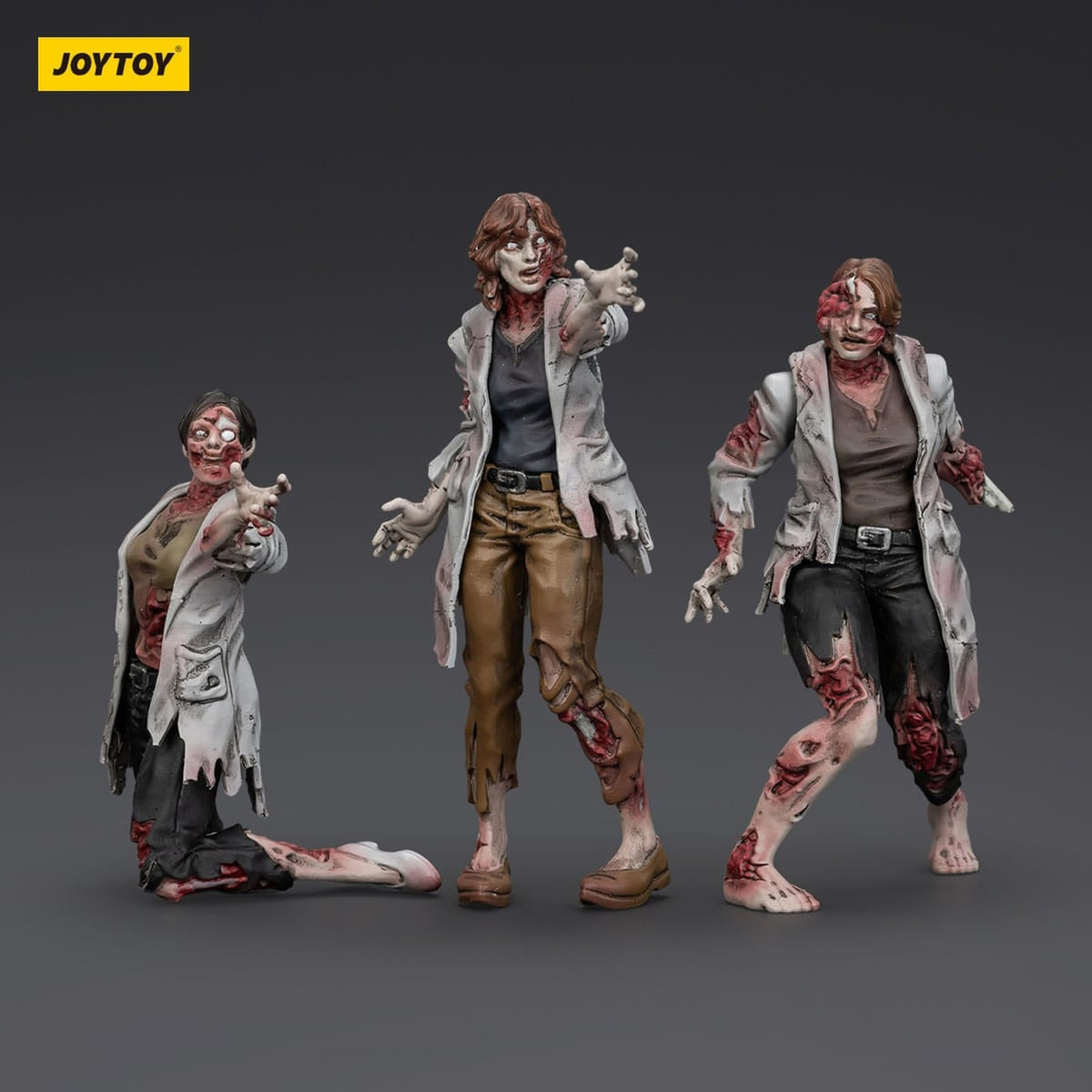 Image produit Zombie Dark Source Figurines d’action Pack de 3 Scientists (Femelles) 8 cm