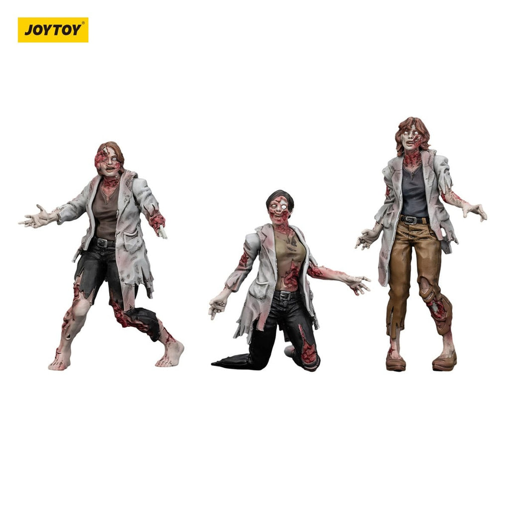 Image produit Zombie Dark Source Figurines d’action Pack de 3 Scientists (Femelles) 8 cm