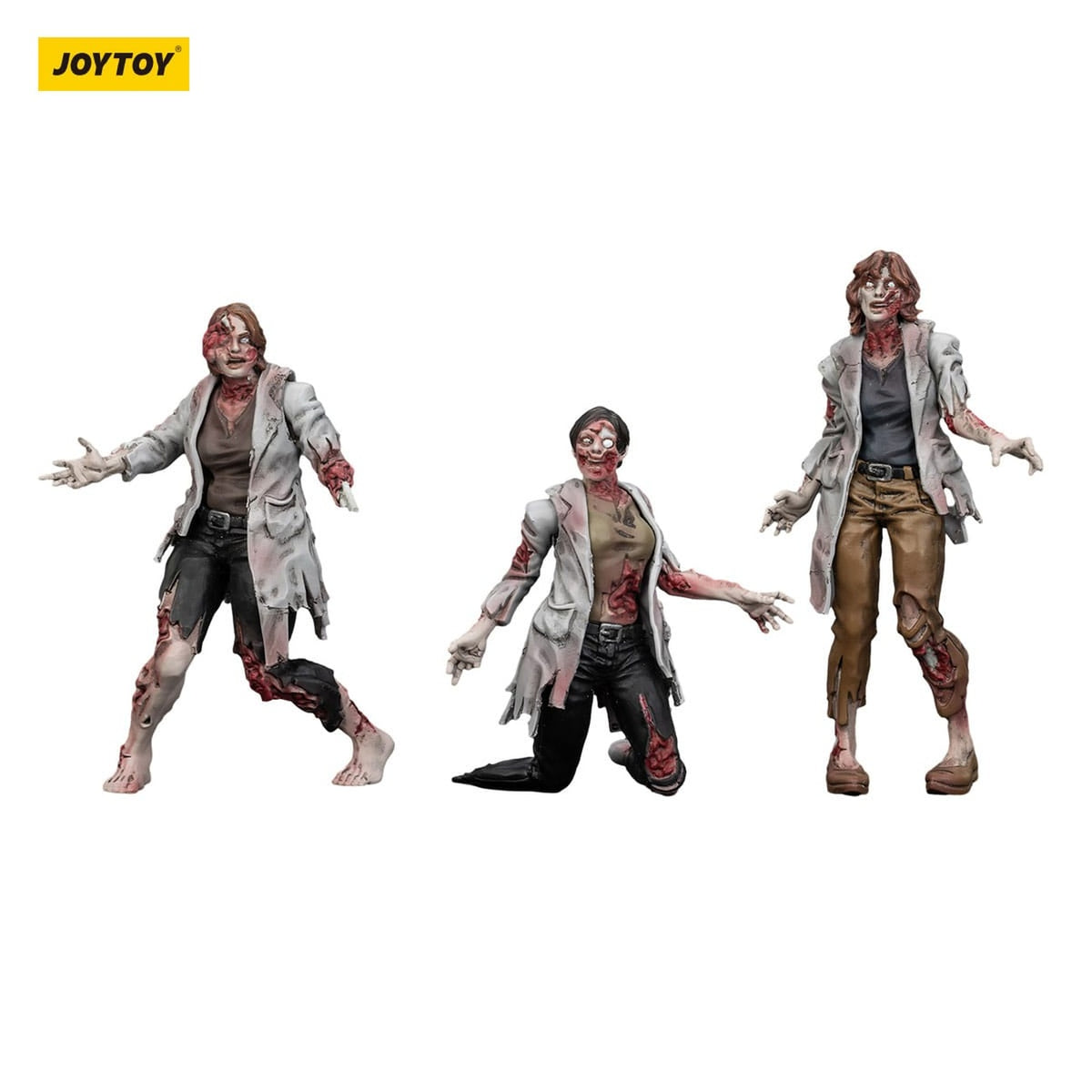 Image produit Zombie Dark Source Figurines d’action Pack de 3 Scientists (Femelles) 8 cm