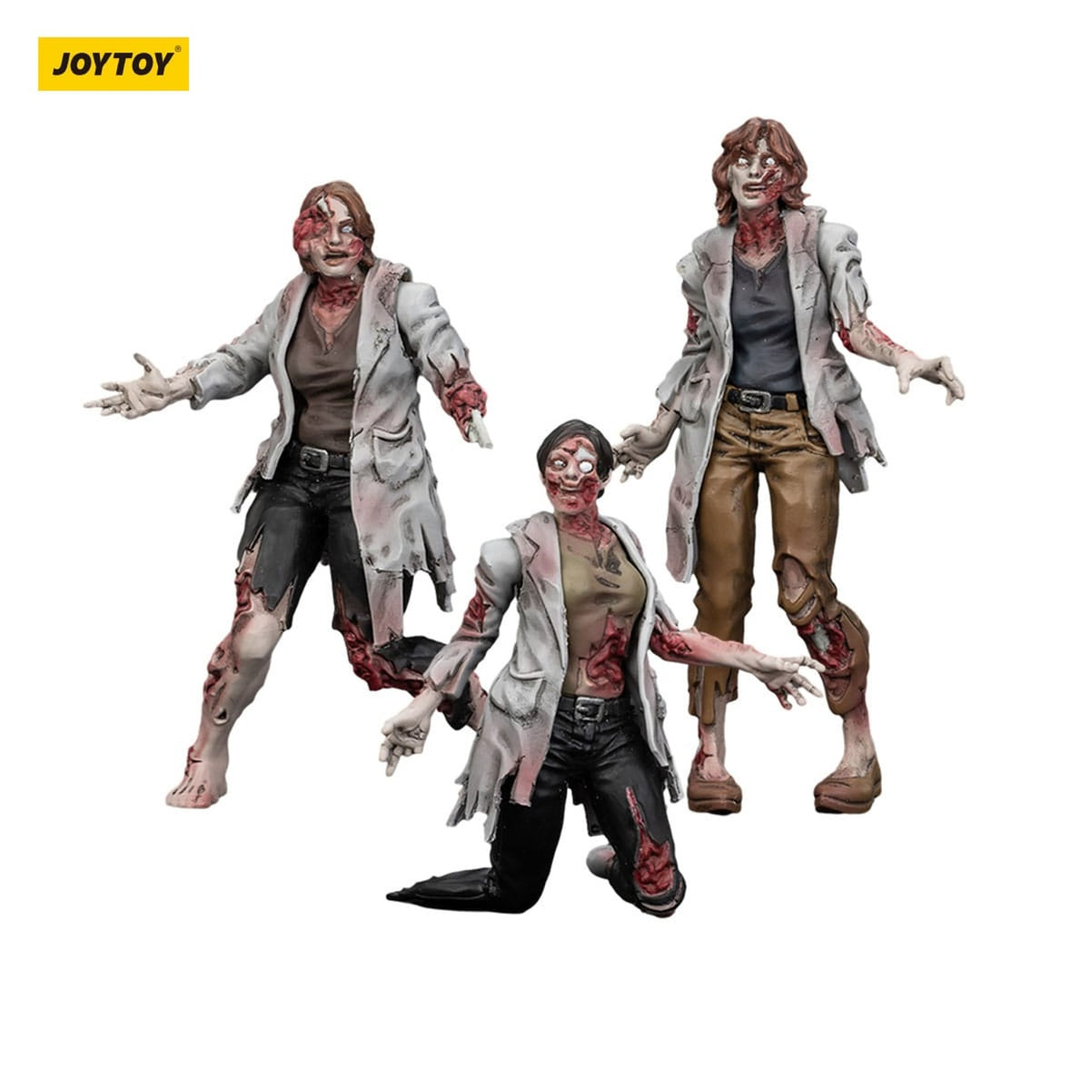 Image produit Zombie Dark Source Figurines d’action Pack de 3 Scientists (Femelles) 8 cm