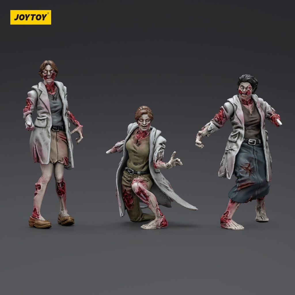Image produit Figurines Zombie Dark Source Pack de 3 Medics 8 cm