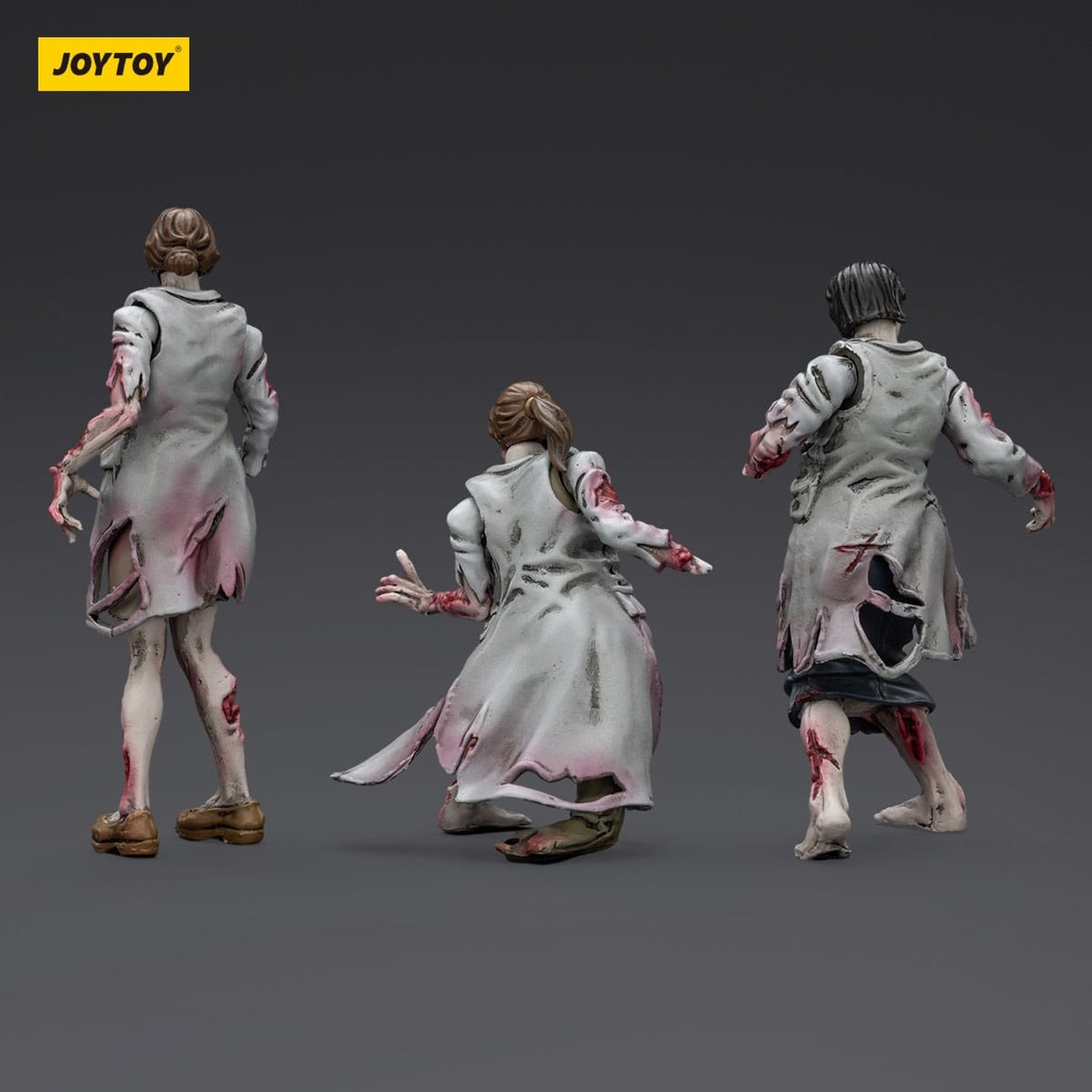 Image produit Figurines Zombie Dark Source Pack de 3 Medics 8 cm