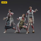 Image produit Figurines Zombie Dark Source Pack de 3 Medics 8 cm