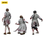 Image produit Figurines Zombie Dark Source Pack de 3 Medics 8 cm