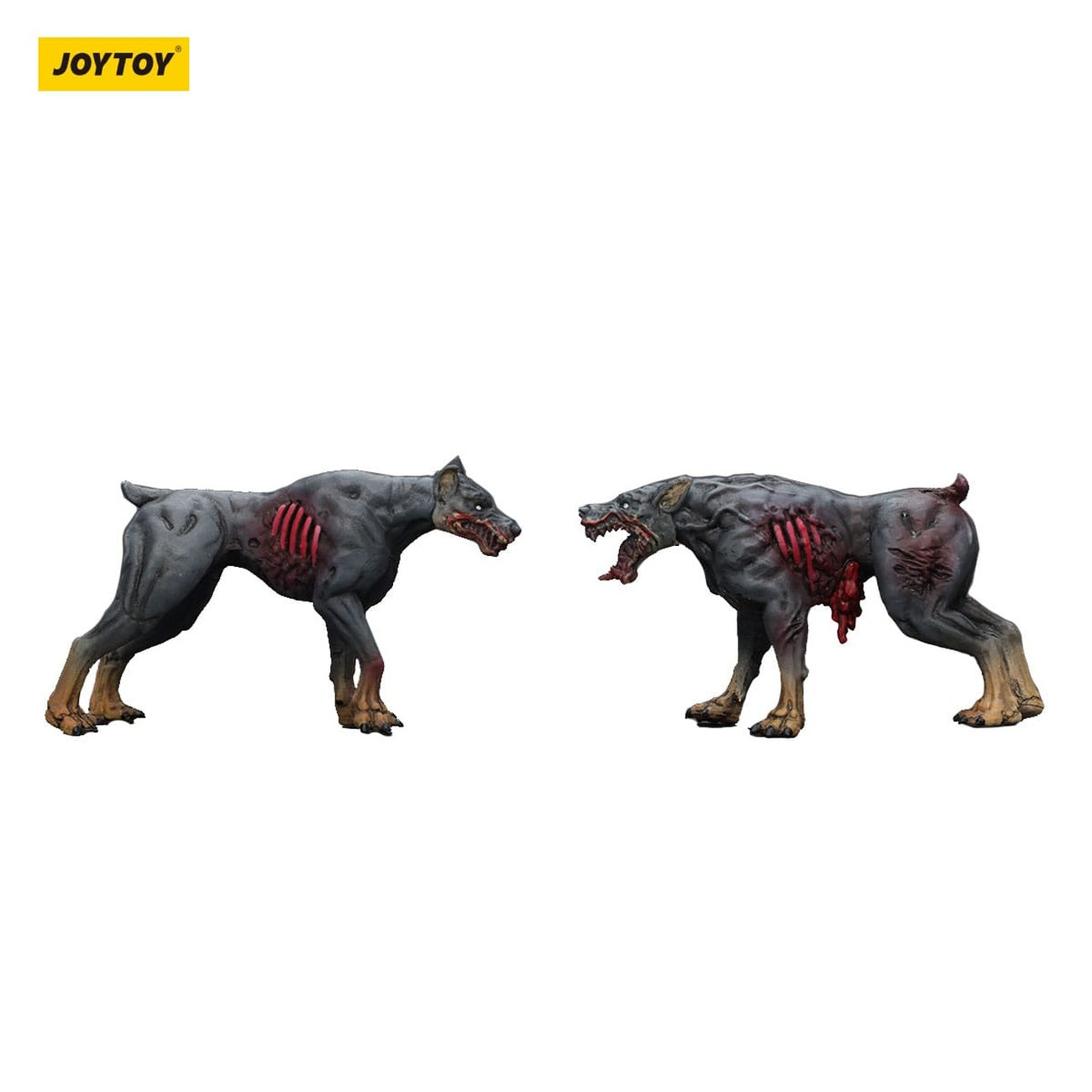 Image produit Zombie Dark Source figurines d’action pack de 2 Police Dogs 8 cm
