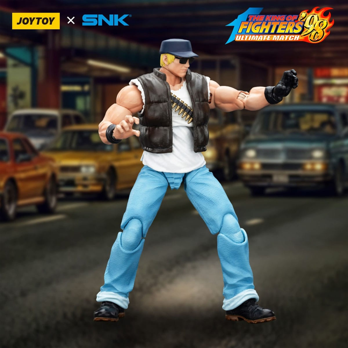 Image produit The King Of Fighters '98 figurine articulée Hero Team Clark Still 12 cm