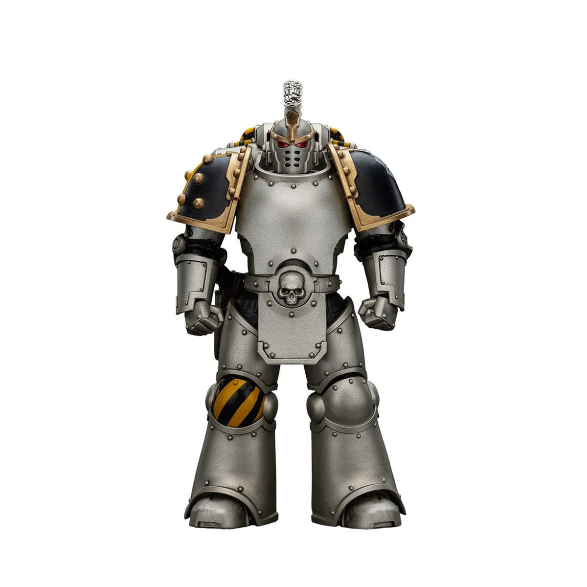 Image produit Warhammer The Horus Heresy Figurine articulée 1/18 Iron Warriors Command Squad Chosen avec Legion Standard 12 cm