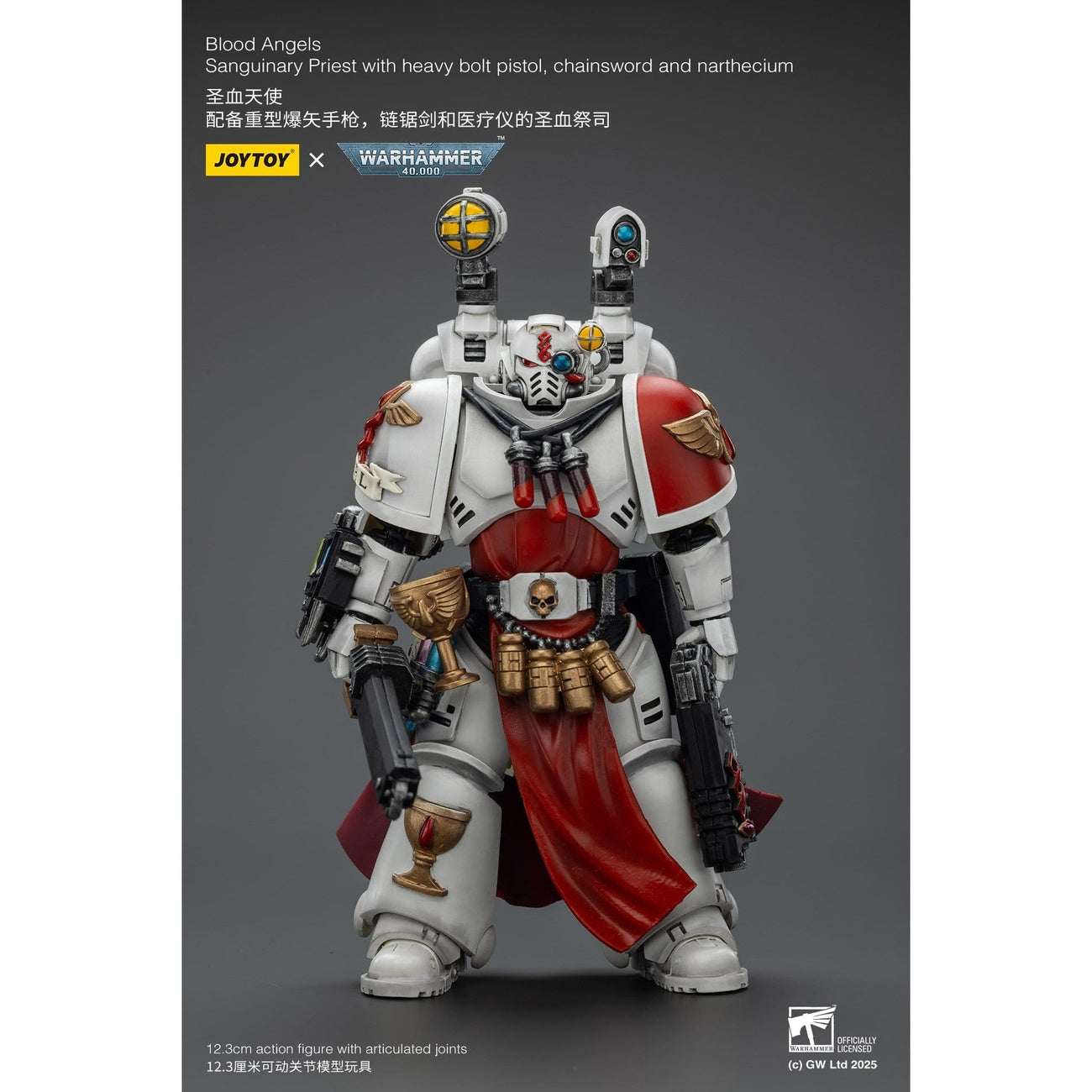 Image produit Warhammer 40 000 figurine articulée Blood Angels Sanguinary Priest 12 cm