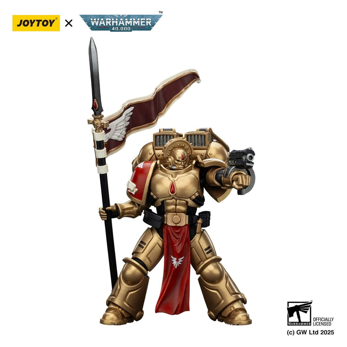 Produktbild Warhammer 40,000: Combat Patrol Blood Angels Actionfigur Sanguinary Guard 3 with Angelus Boltgun and Encarmine Spear 20