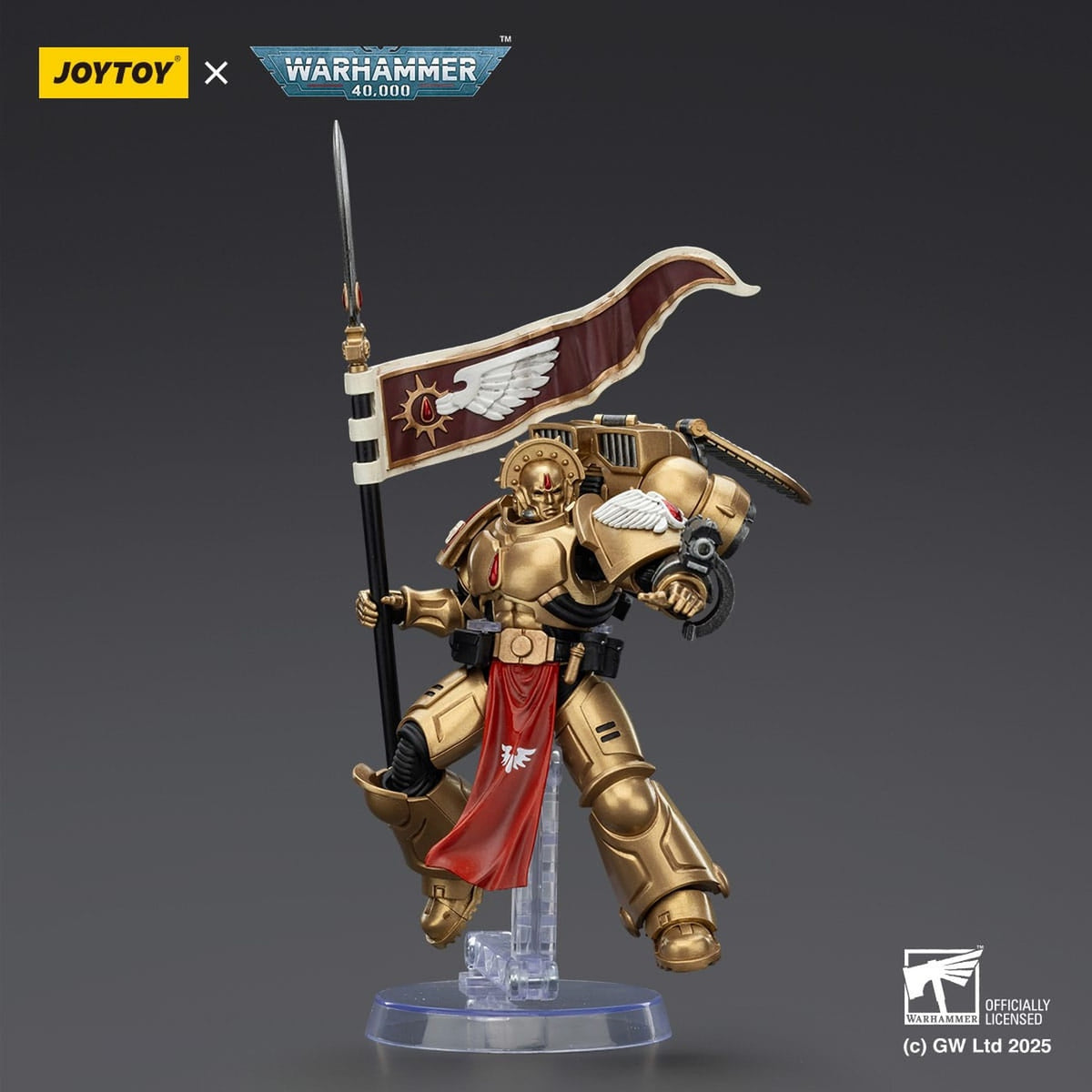 Produktbild Warhammer 40,000: Combat Patrol Blood Angels Actionfigur Sanguinary Guard 3 with Angelus Boltgun and Encarmine Spear 20