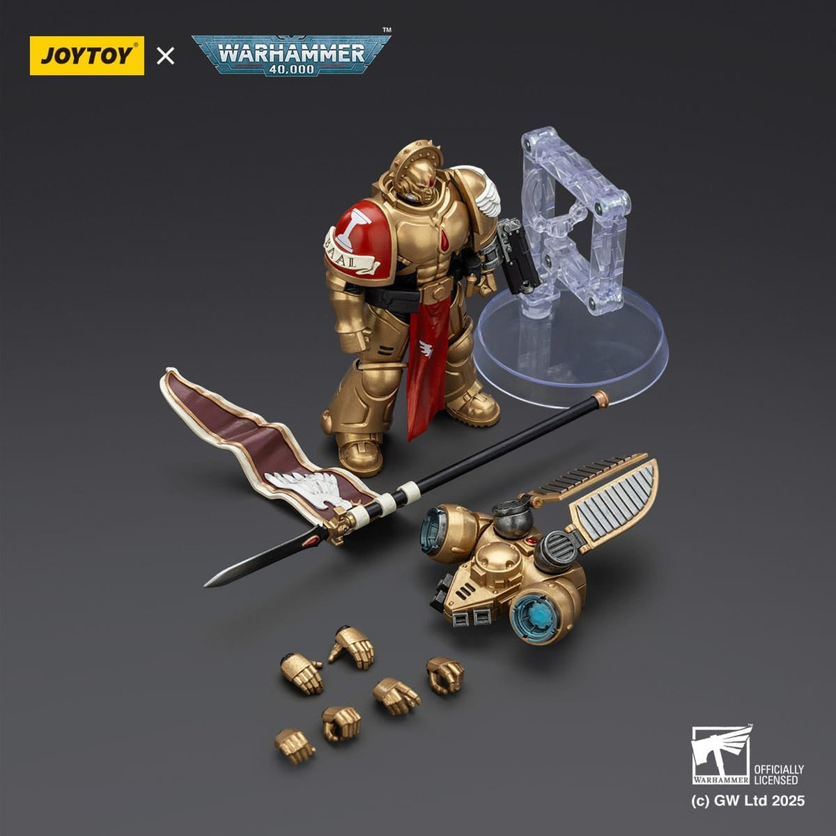 Produktbild Warhammer 40,000: Combat Patrol Blood Angels Actionfigur Sanguinary Guard 3 with Angelus Boltgun and Encarmine Spear 20