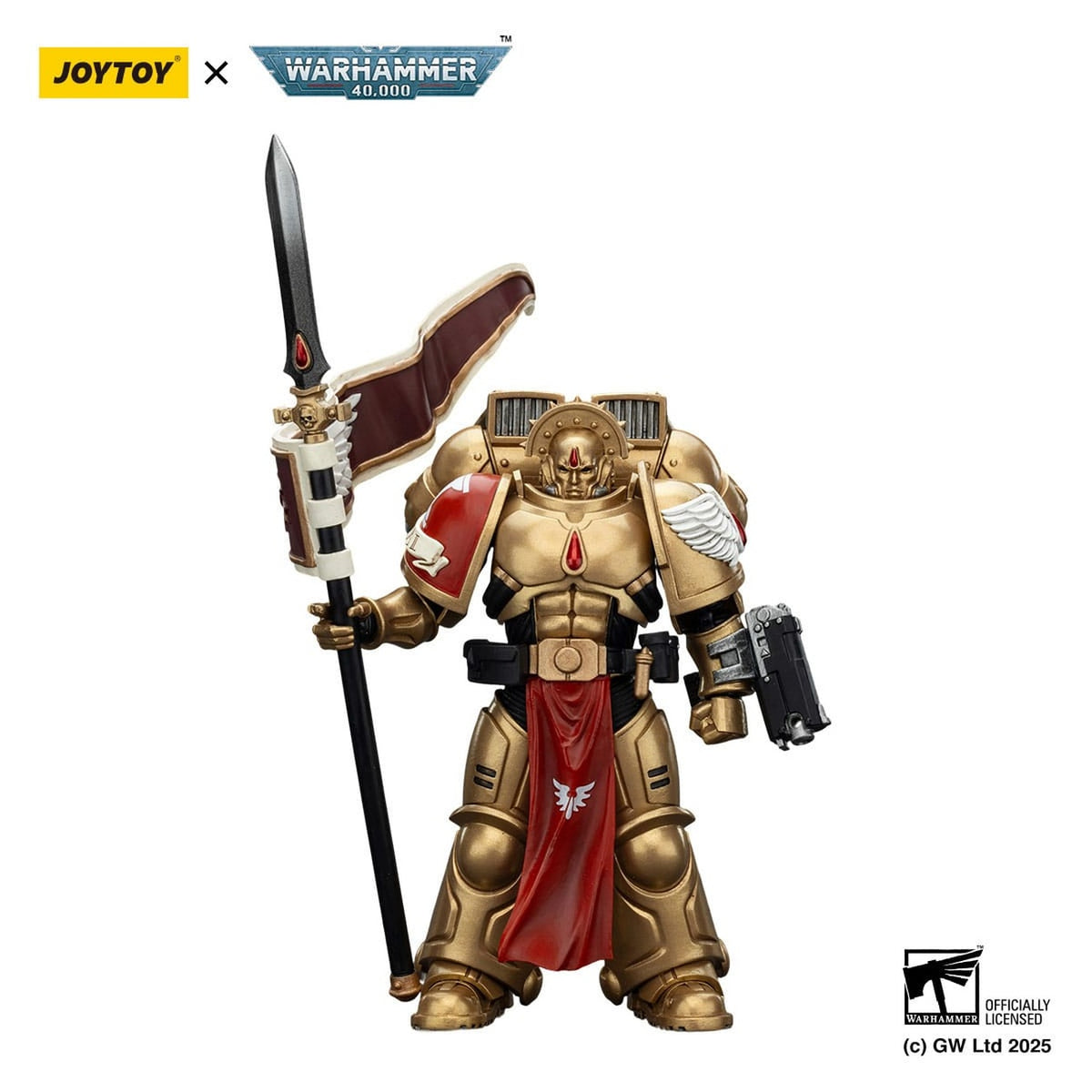 Produktbild Warhammer 40,000: Combat Patrol Blood Angels Actionfigur Sanguinary Guard 3 with Angelus Boltgun and Encarmine Spear 20