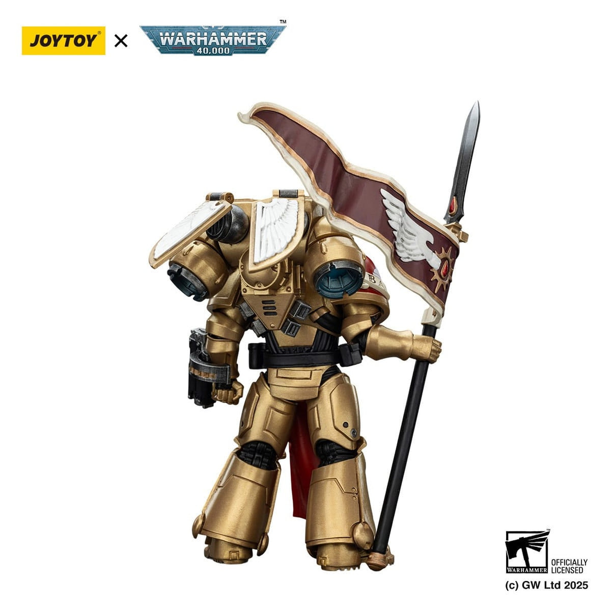 Produktbild Warhammer 40,000: Combat Patrol Blood Angels Actionfigur Sanguinary Guard 3 with Angelus Boltgun and Encarmine Spear 20