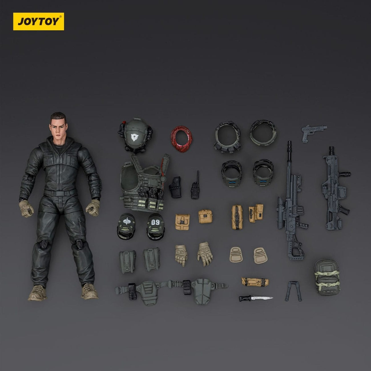 Immagine del prodotto Action figure APOC Series Dark Source Stellar Scar Assault Team Darksilicon 11 cm