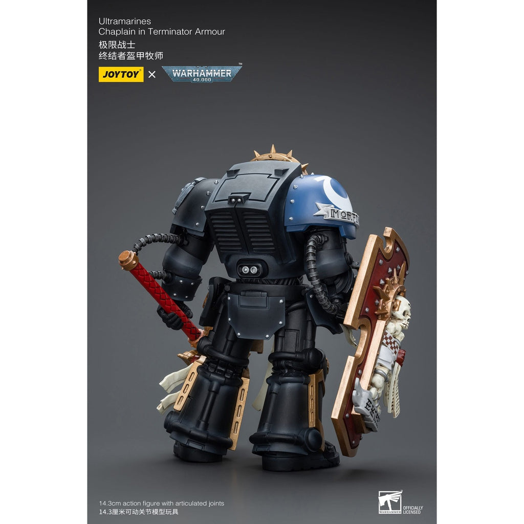 Produktbild Warhammer 40k Actionfigur 1/18 Ultramarines Chaplain in Terminator Armour 12 cm