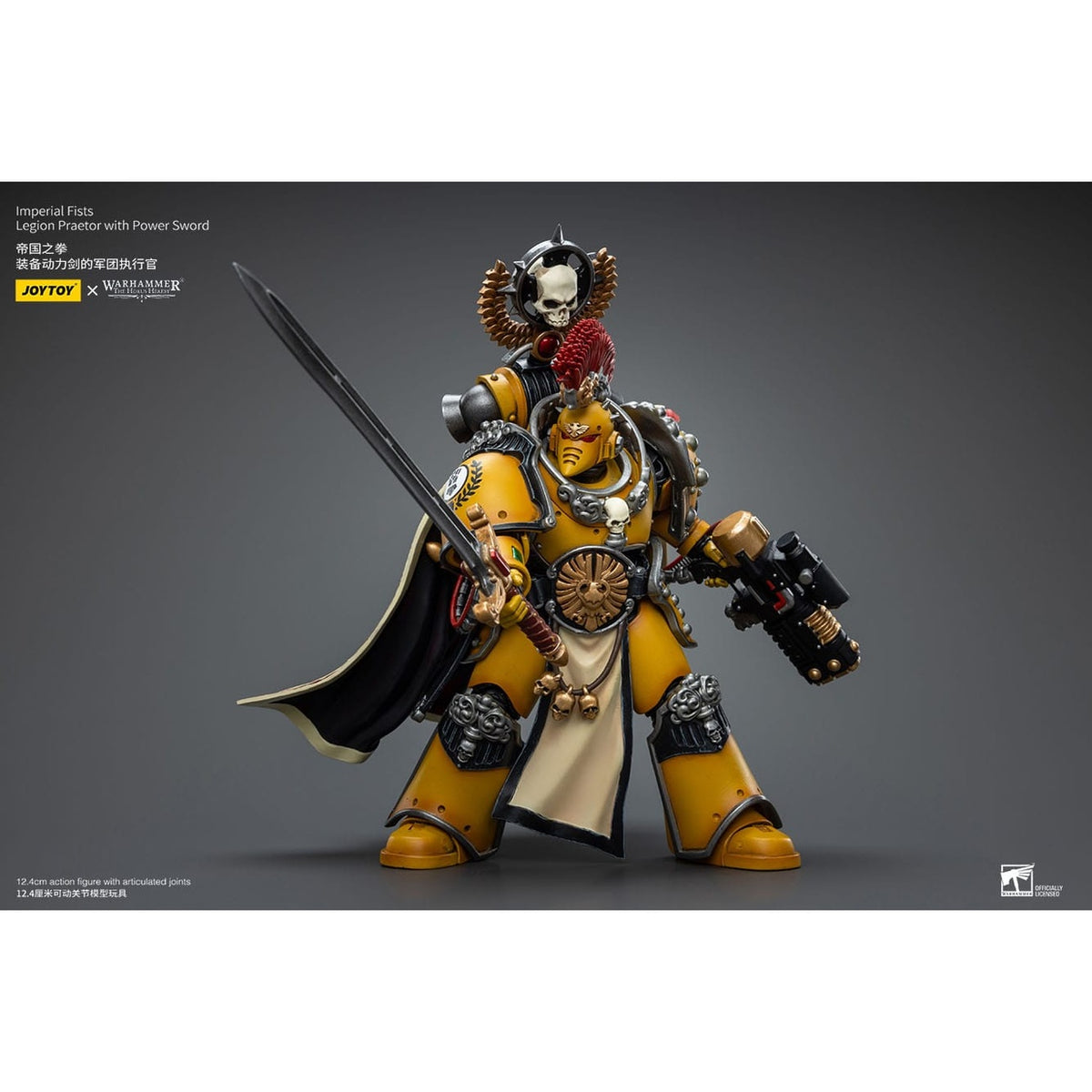 Immagine del prodotto Warhammer The Horus Heresy Action figure 1/18 Imperial Fists Legion Praetor with Power Sword 12 cm