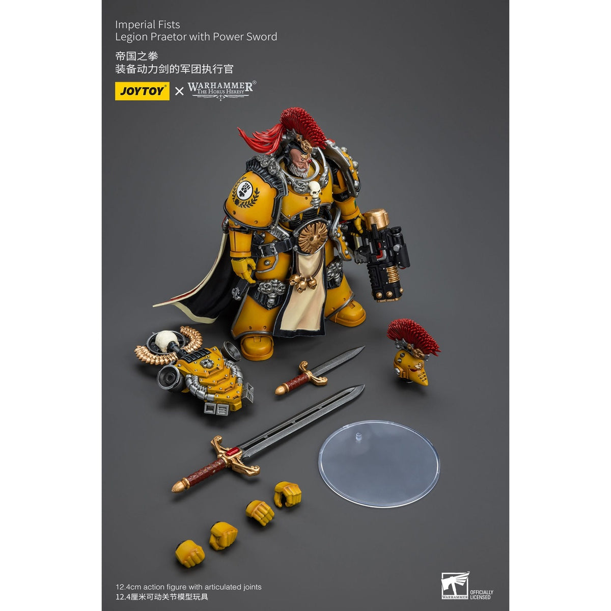 Immagine del prodotto Warhammer The Horus Heresy Action figure 1/18 Imperial Fists Legion Praetor with Power Sword 12 cm