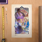 Immagine del prodotto Critical Role Stampa d’arte Matthew Mercer: 10th Anniversary Art Nouveau Illustrations 46 x 28 cm – senza cornice
