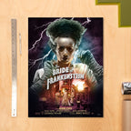 Image produit La Fiancée de Frankenstein – Affiche d’art (Color Variant) par Ruiz Burgos 61 x 46 cm – non encadrée