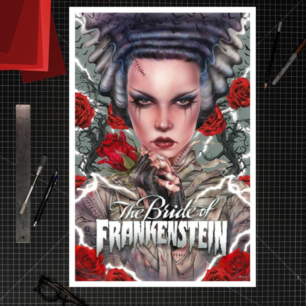 Produktbild Frankensteins Braut Kunstdruck Bride Afterlife by Brian M. Viveros 61 x 41 cm - ungerahmt