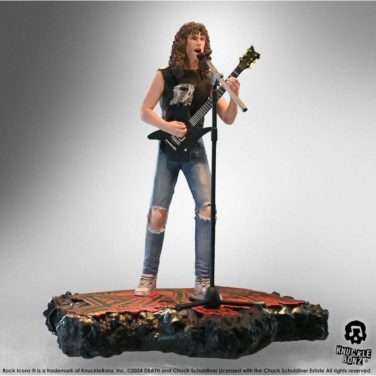 Image produit Death Rock Iconz Statue Chuck Schuldiner II 22 cm