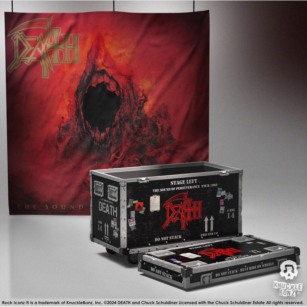 Produktbild Death Rock Ikonz On Tour Road Case Statue & Bühnenhintergrund Set The Sound of Perseverance Tour 1998