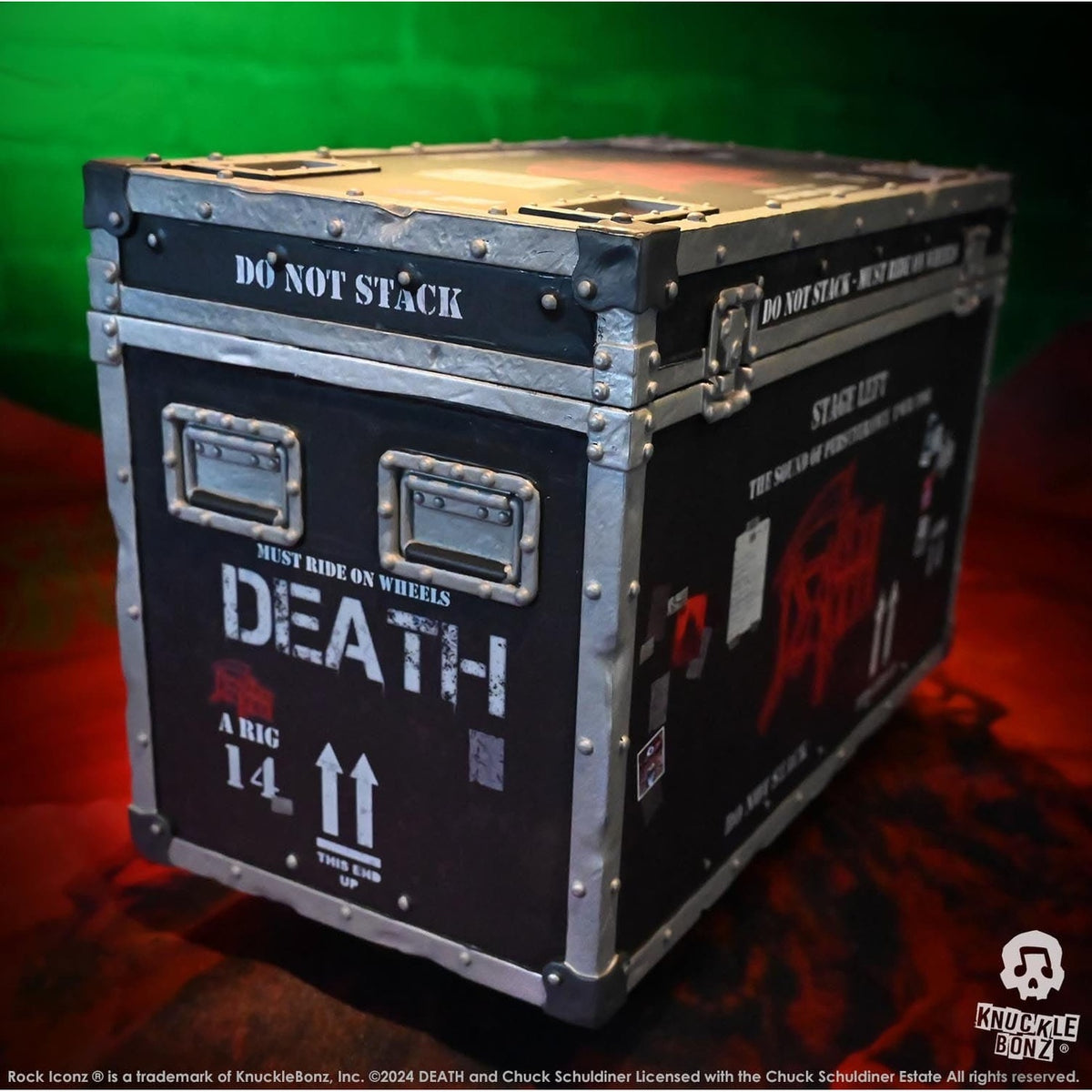 Produktbild Death Rock Ikonz On Tour Road Case Statue & Bühnenhintergrund Set The Sound of Perseverance Tour 1998