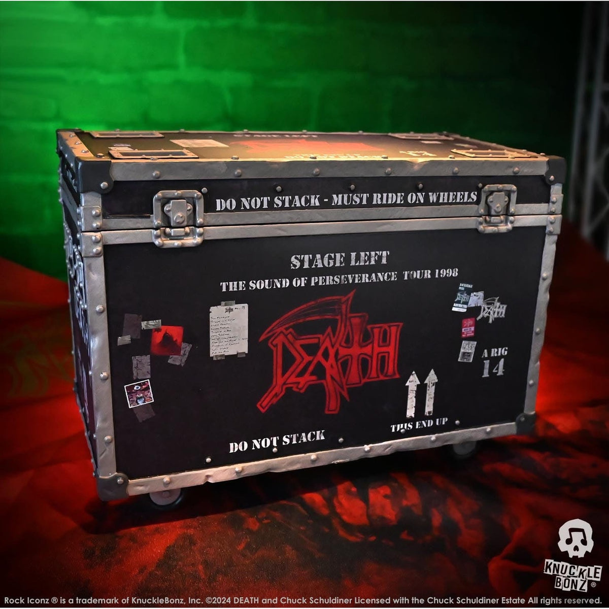 Produktbild Death Rock Ikonz On Tour Road Case Statue & Bühnenhintergrund Set The Sound of Perseverance Tour 1998