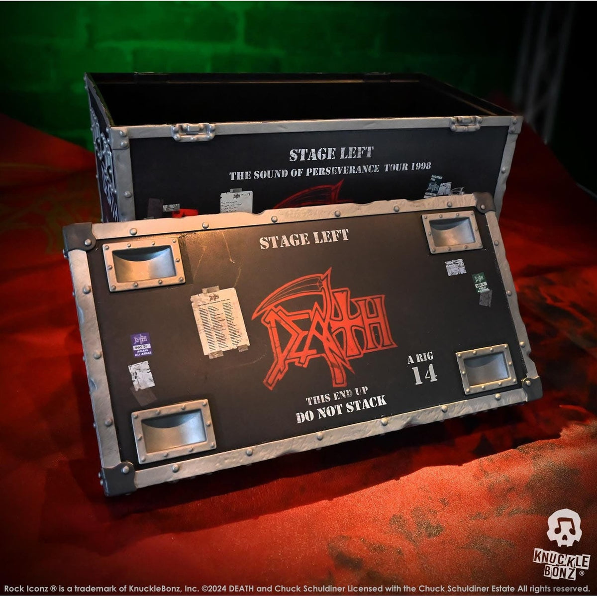 Produktbild Death Rock Ikonz On Tour Road Case Statue & Bühnenhintergrund Set The Sound of Perseverance Tour 1998