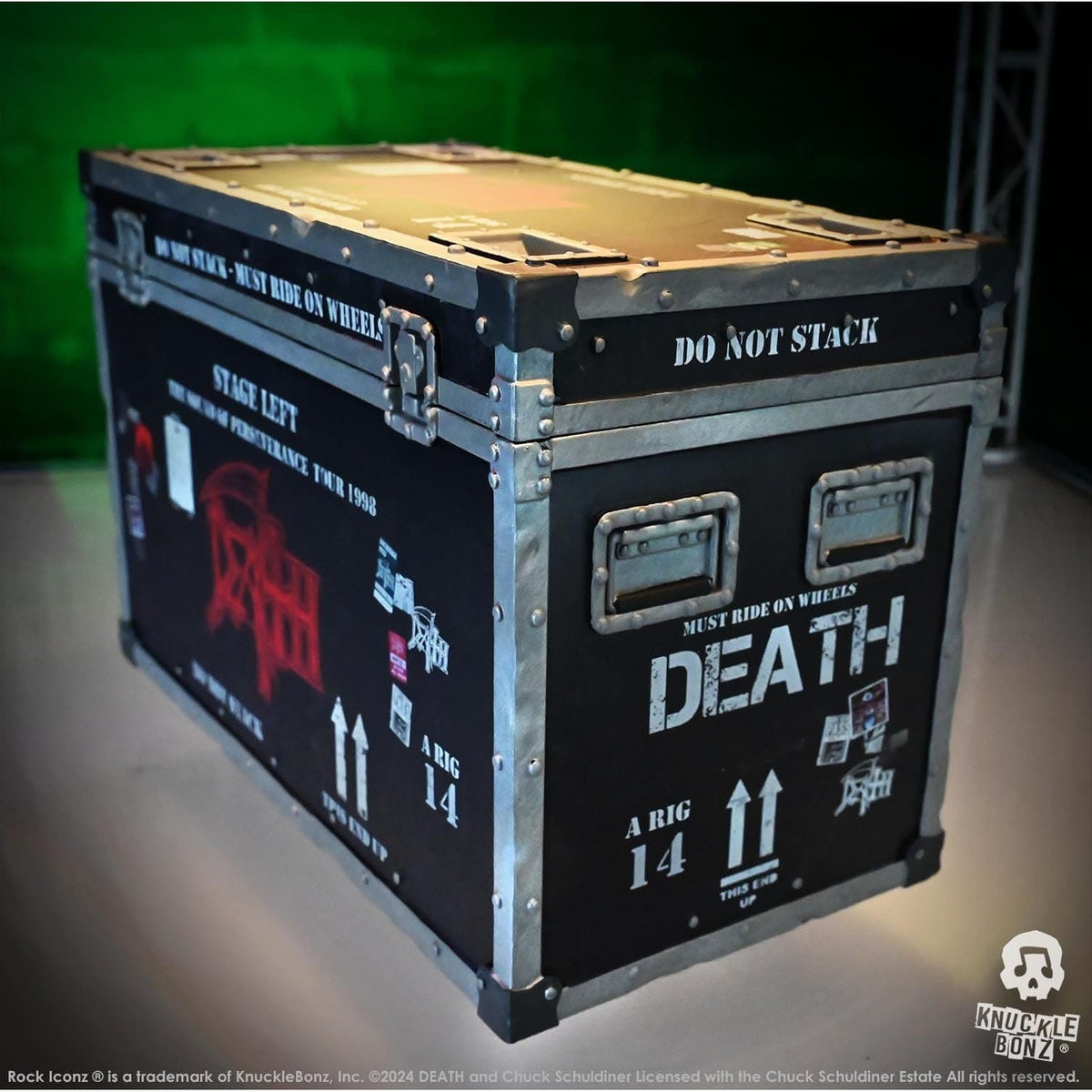 Produktbild Death Rock Ikonz On Tour Road Case Statue & Bühnenhintergrund Set The Sound of Perseverance Tour 1998