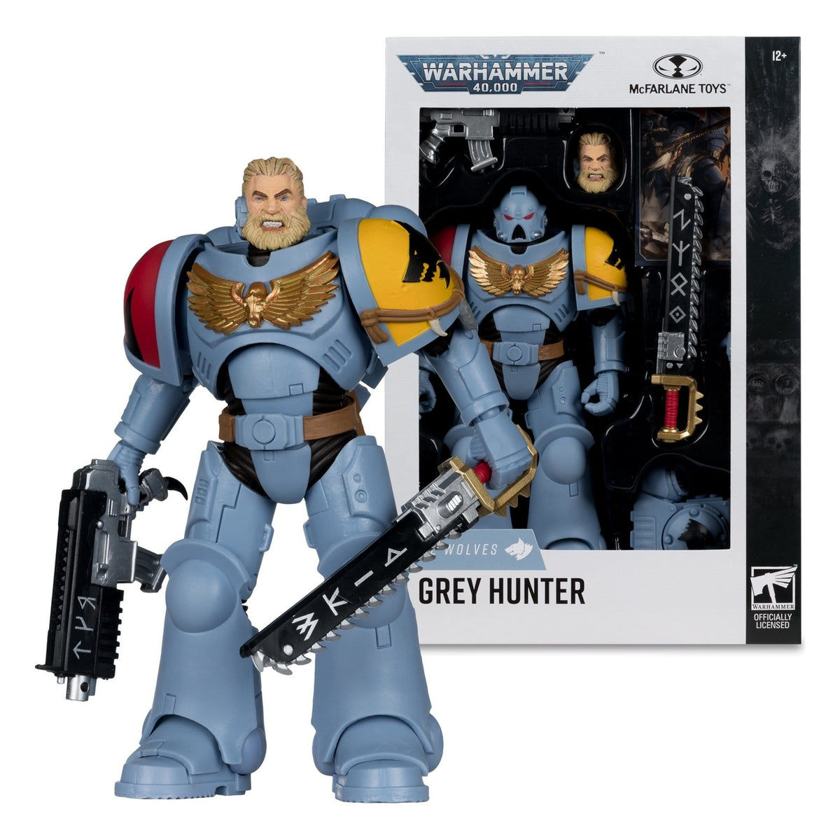 Image produit Warhammer 40,000 Figurine articulée Grey Hunter (Space Wolves) 18 cm