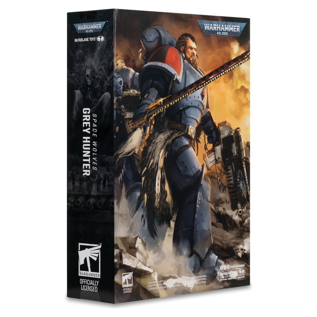 Image produit Warhammer 40,000 Figurine articulée Grey Hunter (Space Wolves) 18 cm