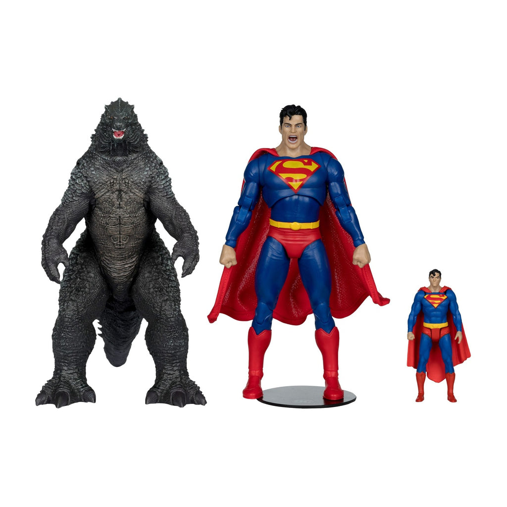 Immagine del prodotto DC Justice League Monsterverse DC Multiverse set di 2 action figure Superman vs Godzilla 30 cm